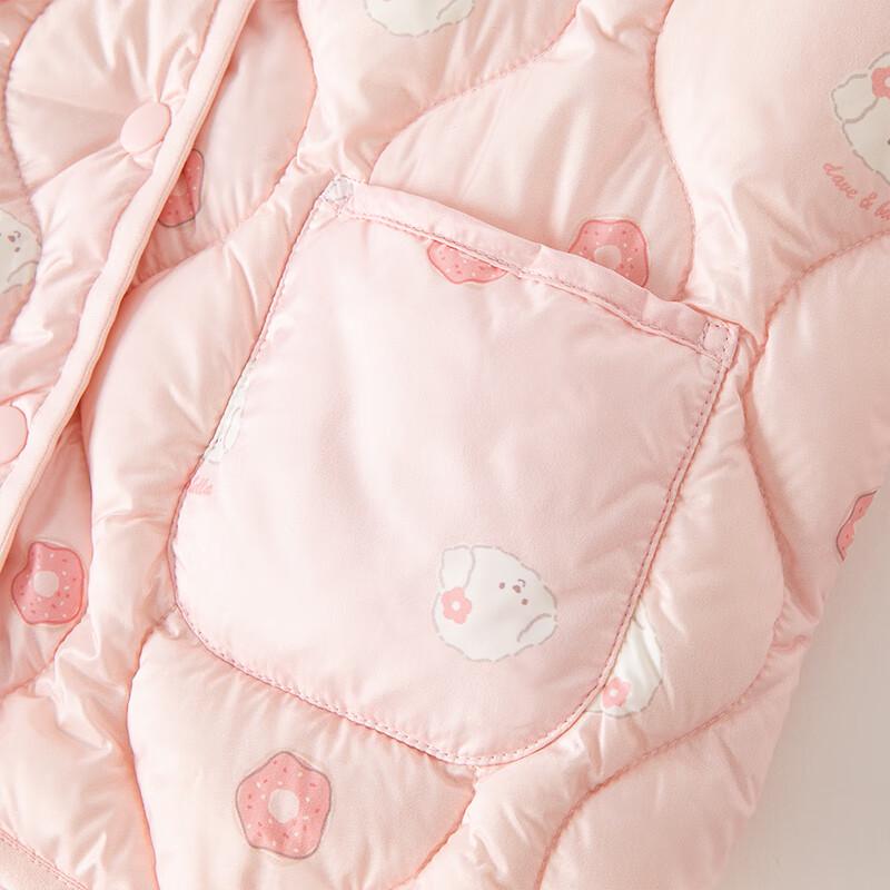 DAVE & BELLA Girls' Lightweight 3-Proof Down Jacket