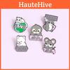 Cute Cartoon Animal Brooches Featuring Adorable Cats Penguins And Polar Bears For Unique Style