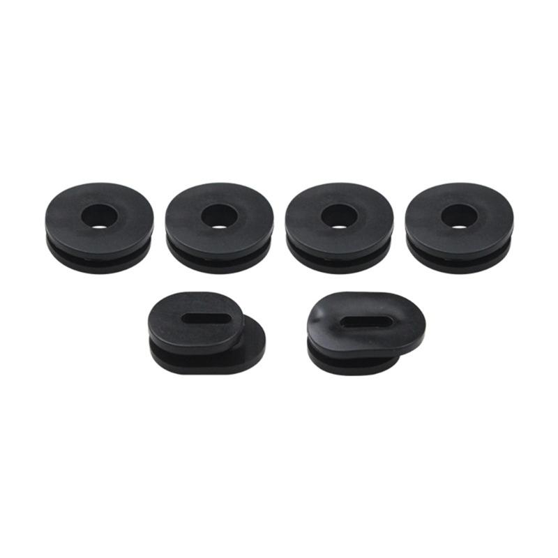 Motorbike Replacement Accessories Motorcycle Fairing Side Cover Grommets Rubber Gasket Side Panel Fairing Washer Spacer 6Pcs