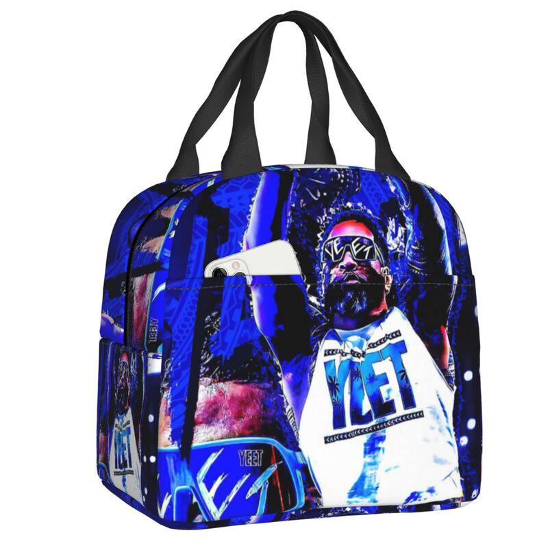 Custom Jey Uso Yeet Lunch Bag Men Women Cooler Warm Insulated Lunch Boxes for Student School