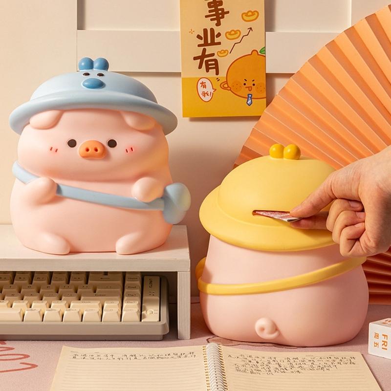 Piggy Banks,Unbreakable Pig Coin Box for Kids,Cute Animal Money Banks Birthday Gift for Boys Girls,Coin Saving Boxes