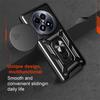 For Realme 13+ 5G Case Slide Lens Camera Armor Phone Cases For OPPO Realme 13 Plus 5G RMX5002 Magnetic Ring Holder Back Cover