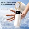 2026 Foldable Air Cooling Rechargeable Fan 3600mAh Portable Mini Handheld Fan 100-Speed Turbo Ice Cooling Fan for Outdoor Travel