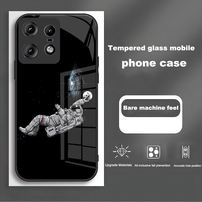Luxury Tempered Glass Case For Motorola Edge 50 Pro Neo Fusion Ultra Phone Cover S50 X50 Ultra 5G Full Protective Shell Fundas