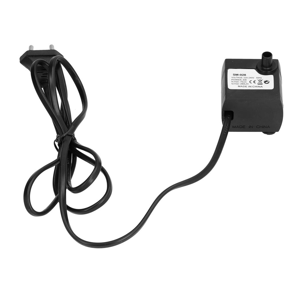 Mini Submersible Water Pump for Aquarium Fish Tank Pond Fountain Circulation Hydroponics 4WEU Plug