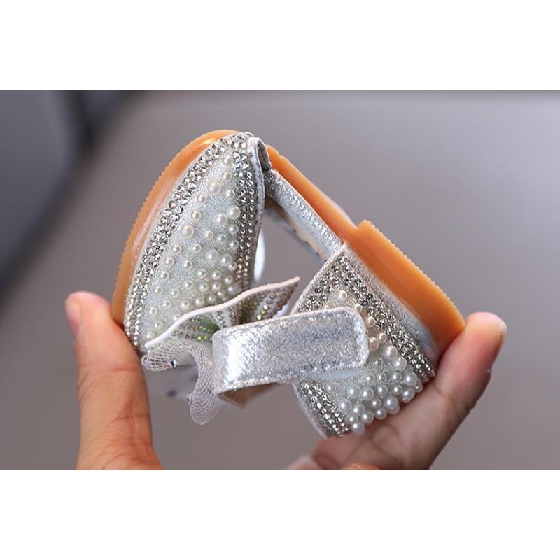 Summer new Korean-style girls' small/medium/large children's princess casual single shoes performance shoes little girl children's leather shoes