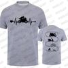 Men T-Shirt Motorcycles Evolution ECG Graphic Y2k Tops Funny Hip Hop Streetwear Two-sided Short Sleeve Tees Oversized Clothing