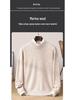 Men's Thickened Wool Sweater, Round Neck, Long Sleeve, Business Casual, Simple, Loose, Versatile Knit Outerwear, Base Layer