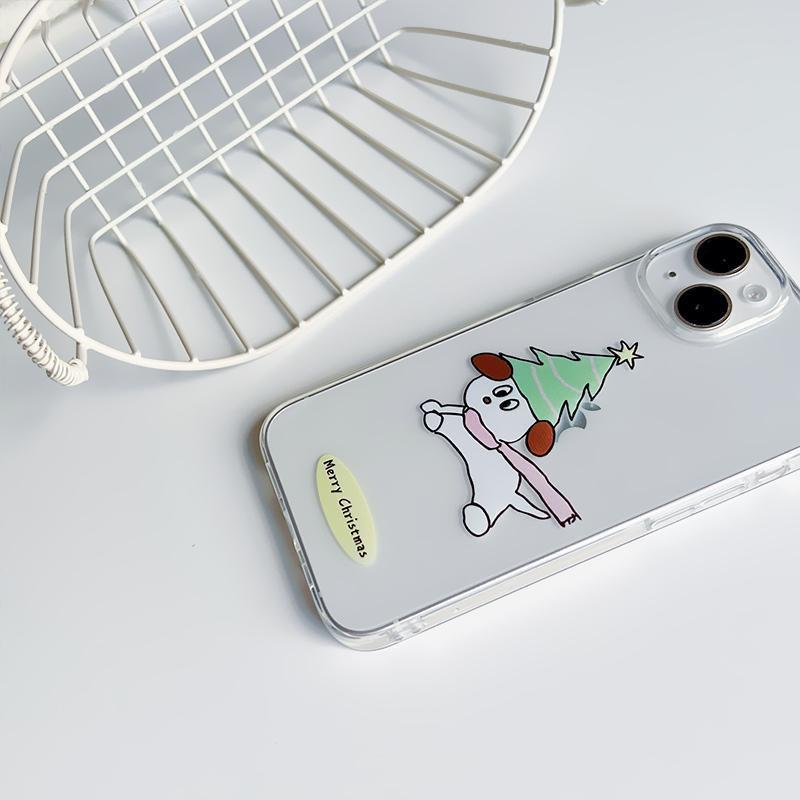 Christmas Puppy Case for Apple iPhones 15/14/13/12/11/Pro/ProMax/XS Max/XR/XS