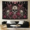 518. Gotische Halloween Kunst Wandteppich Dekoration Banner Mikrofaser Hintergrund Für Schlafzimmer Wohnzimmer Bar Garten Outdoor Festival L260901