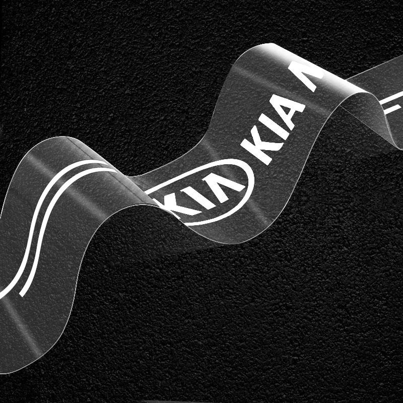 1Pcs Transparent Car Trunk Badge Protective 3D Sticker Car Accessories For KIA Ceed Rio Sportage R K3 K4 K5 K6 K7 K8 Ceed Sorento Cerato Optima