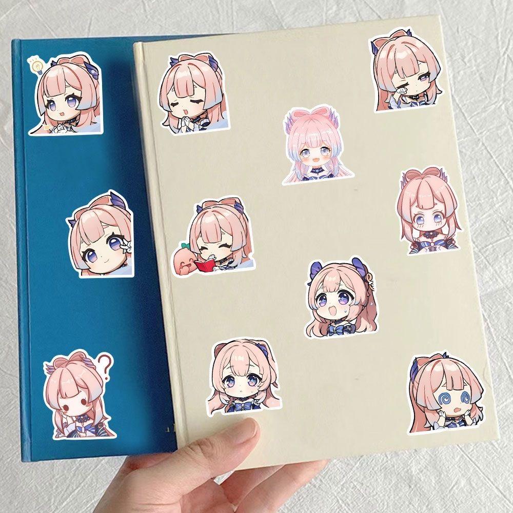 Sunsyea Genshin Impact Merch Fans Collection Role Stickers 48 Pieces Kokimi
