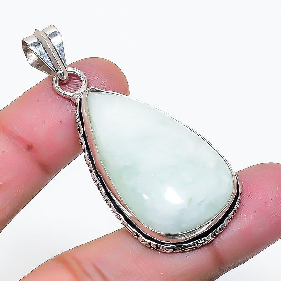 Natural Hememorphite Gemstone Handmade 925 Sterling Silver Pendant 2.01 AP-15520