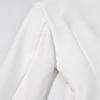 2025 Women's Fashion Double-Breasted Black & White Waist-Cinching Suit Jacket