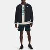 Under Armour Project Rock Logo Print Straight Casual Shorts Men Bottoms Green 1377438-722