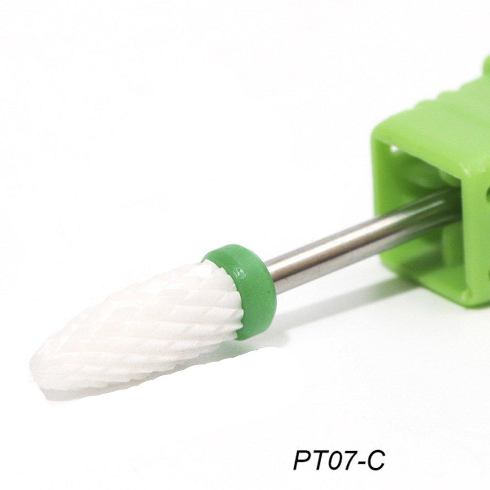 

Керамическая шлифовальная головка для ногтей, керамическое сверло, пилка для ногтей, маникюрный инструмент для полировщика ногтей, дрель для очистки кутикулы