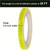 1cm*8m Reflective PVC Tape for Bicycles and Motorcycles, DIY Decorative Rim Tape for Street Motor Scooters