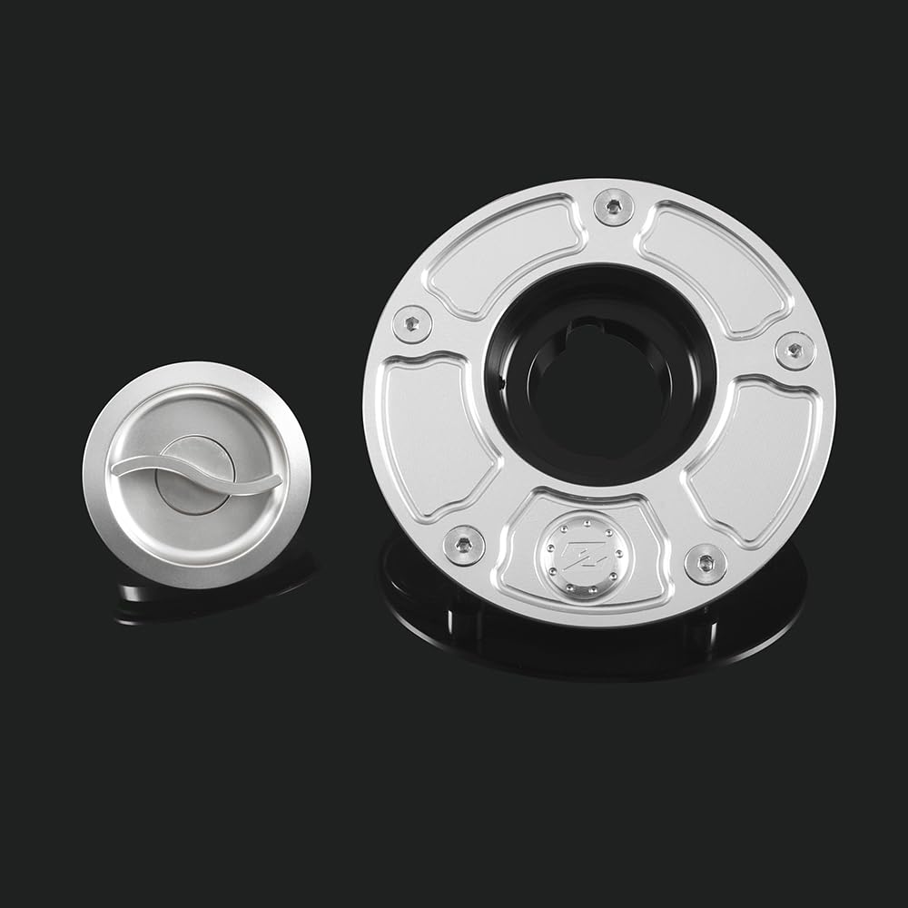 Kazuma Compatible Z900RS/Cafe 2018-2025 Fuel Tank Cap Fuel Tank Protector серебряный