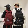 Schoolbag Junior and high school students schoolbag Commuting make-up class handbag Casual Korean version Large capacity backpack Business travel 