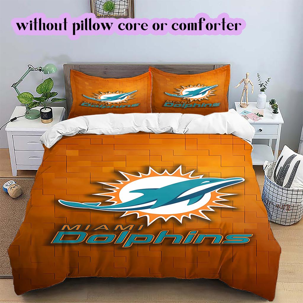 Jacksonville Jaguars Pattern Bedding Quilt Set Quilt Cover Pillowcase Home Decoration Birthday Gift (1 * duvet cover + 2 * pillowcase, without core)