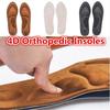 1 Pair 4d Plush Warm Shoe Pad Sneaker Thick Insole Orthotic Shoes Insoles Orthopedic Memory Foam
