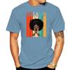 Proud Melanin Black Girls T-Shirt For Women Afro Hair Queens Tee Gift Vintage