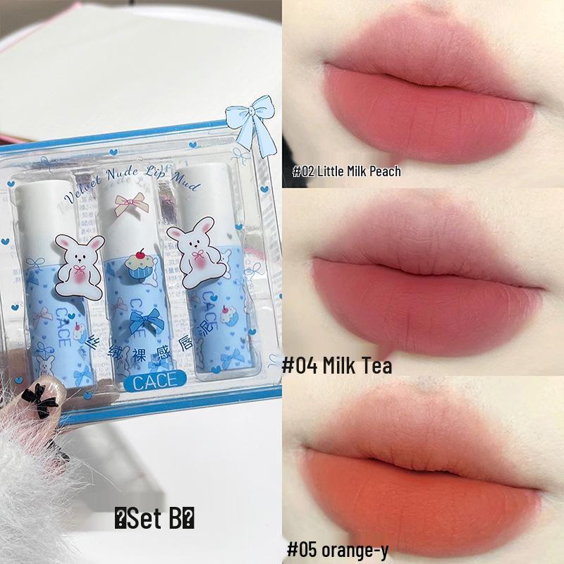 CACE Velvet Nude Matte Lip Mud: Natural, Brightening Lip Gloss for a Bare-Faced Look