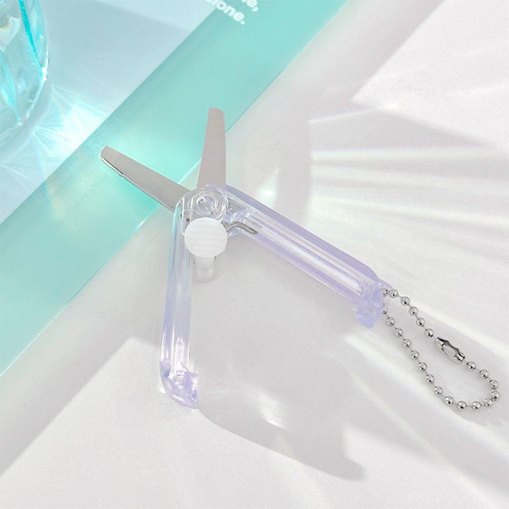 Multifunctional DIY Handcraft Scissor Stainless Steel Safe Mini Scissor Folding Scissor  Office