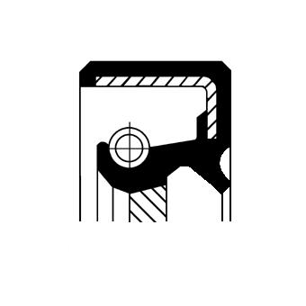 Corteco Shaft Seal, Crankshaft, Shaft Seal, Camshaft 19016503B Rozmiar 1