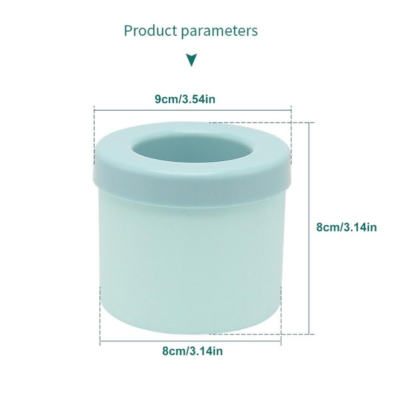 Heat Resistant Silicone Ice Cubes Mold For Cocktails And Drink Portable Cylinder Ice Mould Kitchen Accessories