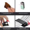 5pcs Self-Adhesive Cable Management Clips, Wire Holders for TV Computer Power Cords, Under Desk Home Office Car Cable Organizer