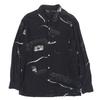 Porter Classic Rayon "Moonlit Black Aloha" Long Sleeve Shirt, Men's, Black, Size M Tops M blackUsed