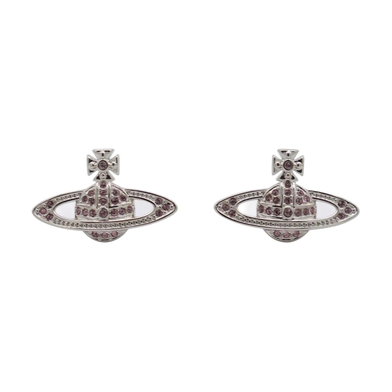 

Vivienne Westwood Inlaid Design Earrings Women earrings Silver 62020033-02P551 Basic Packaging-Dust Bag+Box