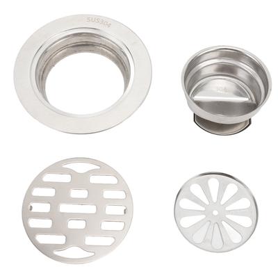 Round Floor Drain 3.9in Stainless Steel Odor Proof High Flow Anti Slip Shower Drain Kit for 75mm Pipe Bathroom Hotel
