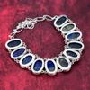 Lapis Lazuli Necklace Handmade Jewelry, 925 Solid Sterling Silver Necklace Designer Gemstone Jewelry, Adjustable Chain Necklace Gift For Mom