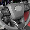 Car Steering Wheel Panel Cover Trim For Lexus NX 250 350 350H 450H    2024 2025 Carbon Fiber Interior Accessories