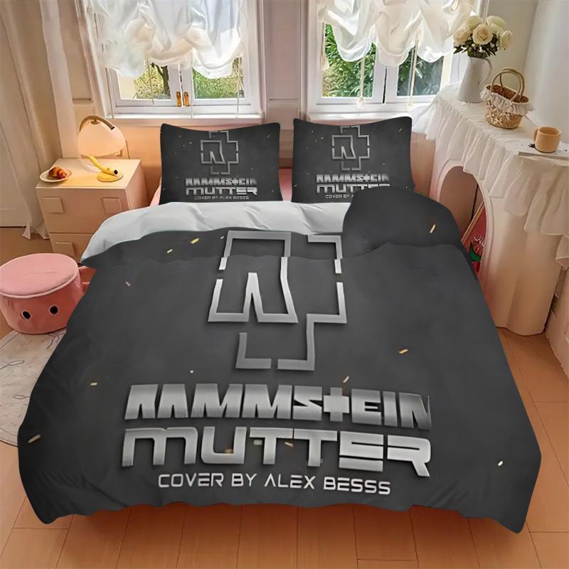Rammstein Mutter Cover Art Print 3Pcs Bedding Setduvet Cover With 2 Bedropillowcase Home Birthday Gift