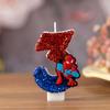 Cross-Border Creative Glitter Cartoon Number Birthday Cake Candles - First Birthday Celebration Party Decorations