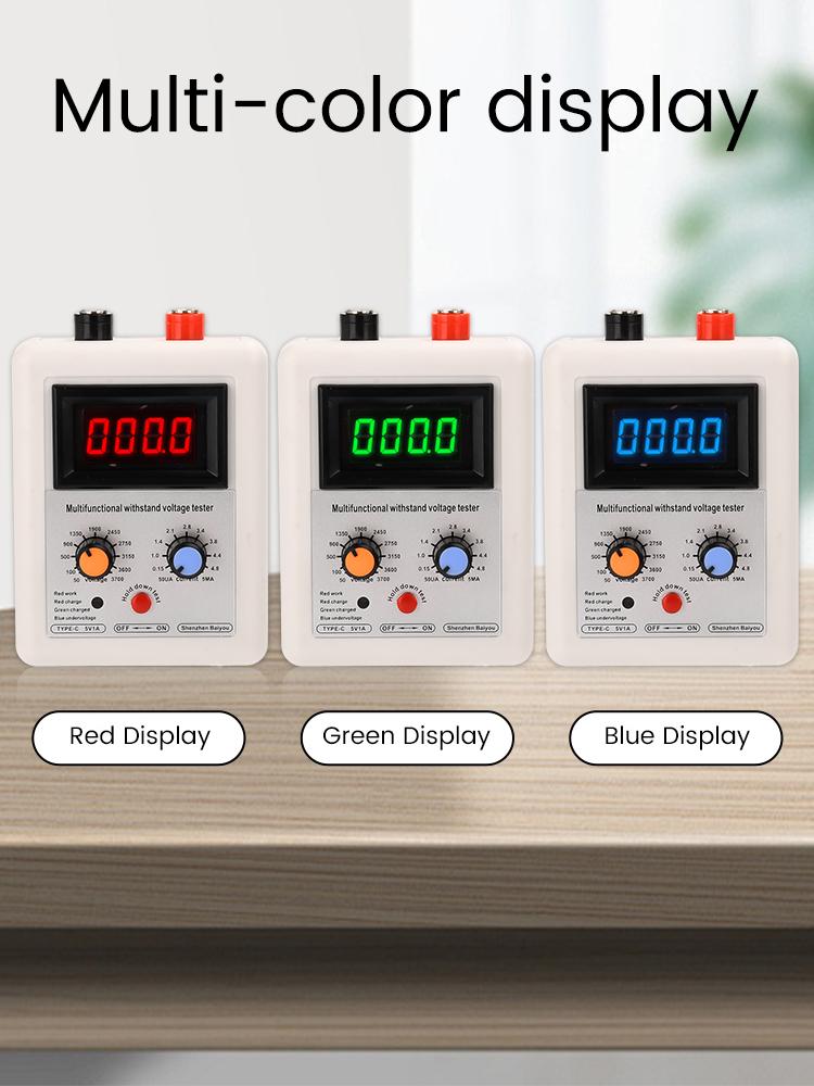 

0V-3500V IGBT Тестер напруги Транзистор Діод MOS Тріод LED Напруга Можливість MOV Тестер витримки напруги синій