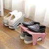 Fante pentru pantofi Suport de spațiu din plastic cu două straturi Organizator pentru pantofi