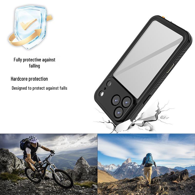 Red Pepper Waterproof & Drop-Proof Case for iPhone 17 Pro Max