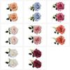 Rose Curtain Tieback Clip-on Flower Tie Backs Holder Voile Net Drape Accessories