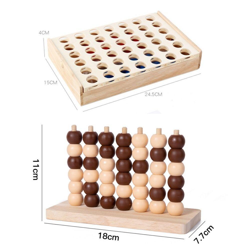 Educational Classic Family Board Game Puzzle Chess Connect Game  Logical Thinking Training