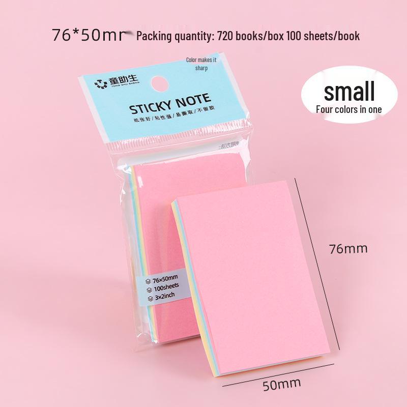 Creative N Times Colorful Tearable Sticky Notes with Strong Adhesion for Students