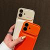 Luxury Drum Cortex Bulge Leather Texture Phone Case For iPhone 17 16 15 14 Pro Max Crystal Large Window Matte Shockproof Cover