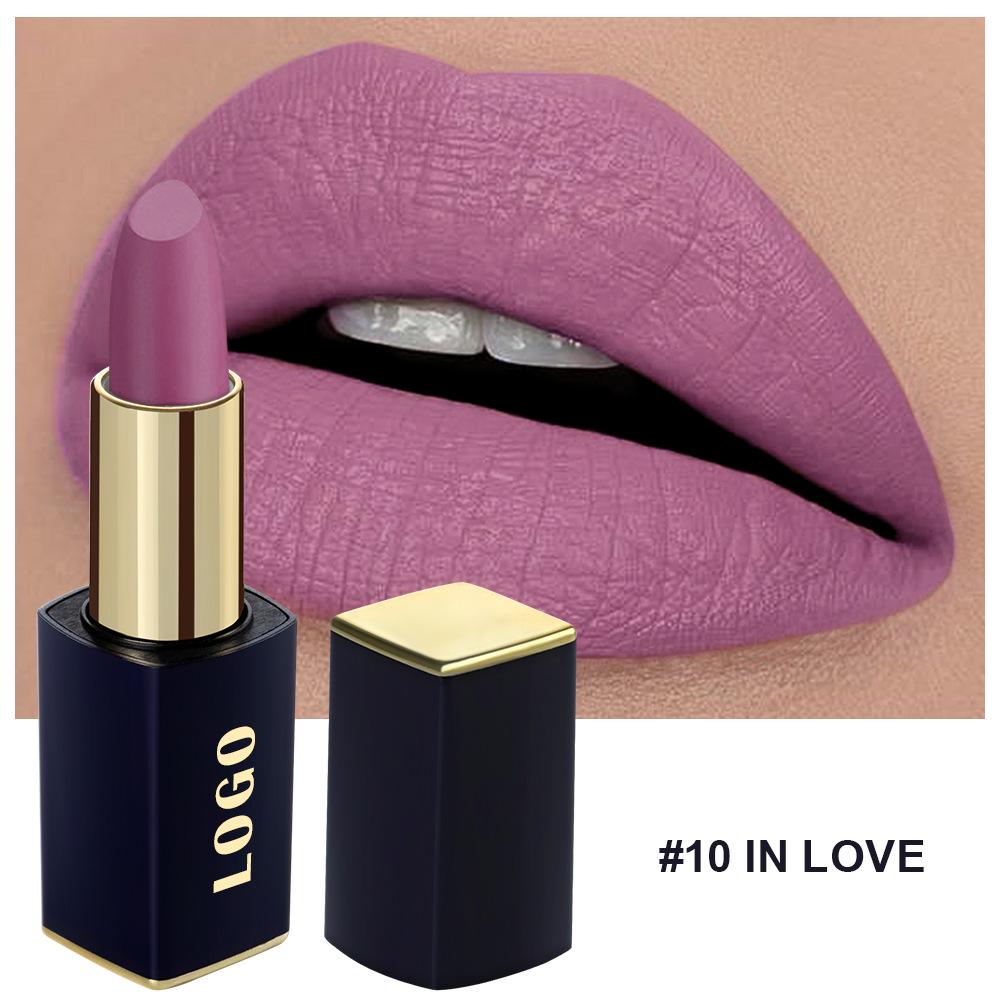 Матовая помада, не выцветающая - Стойкая, Не липкая