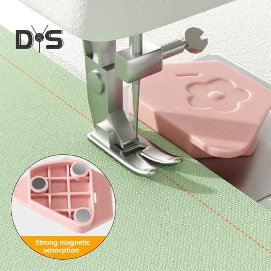 1/3Pcs Sewing Machine Magnetic Seam Guide with Scale Multifunctional Home Sewing Job Edge Guide Hemmer Tool Universal Sewing Machine Accessories