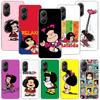 Cartoon Cute Mafalda Phone Case For Xiaomi Poco F7 Ultra X7 X6 Pro X5 Redmi 15 15C 13 13C 12 12C 10 10A 10C 9 9A 9C 9T Shell Poc