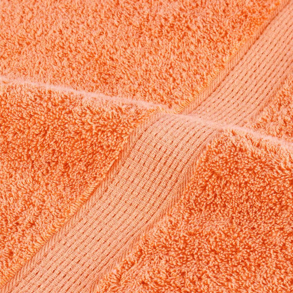 Vidaxl Ręczniczki Premium Solund, 10 Szt., Pomarańczowe, 30X50 Cm