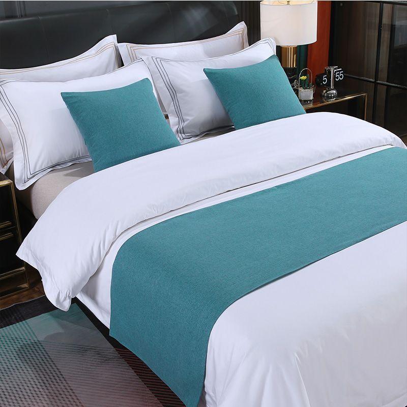 

Минимально вышитое покрывало для кровати, постельное белье, гостиничные кровати, полотенца, полотенце для ног кровати в отеле, кровати для проживания в семье, флаг, высококлассный отель 1 pillow cover